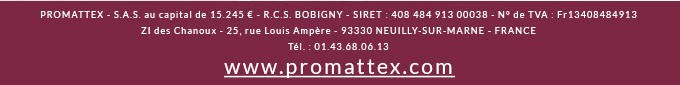 Mentions légales Promattex