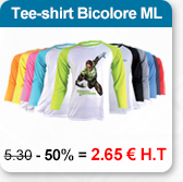 Tee-shirt Bicolore ML