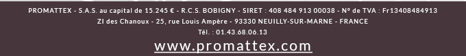 Mentions légales Promattex