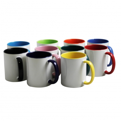 Mug Bicolore à Personnaliser En Sublimation 