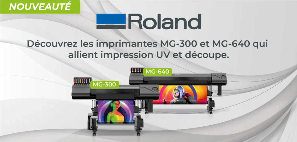 Explorez les capacités impressionnantes des imprimantes UV MG-300 et MG-640 !